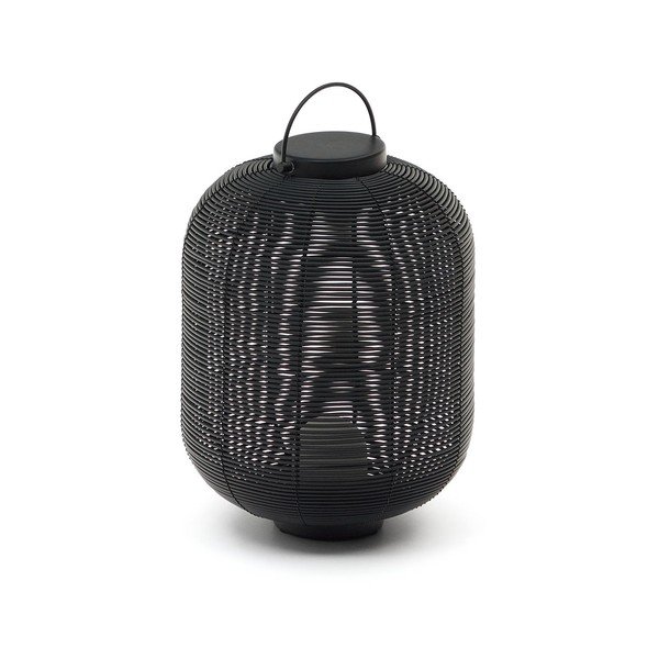 Čierna LED stmievateľná stolová lampa (výška 37 cm) Saranella – Kave Home-image-3