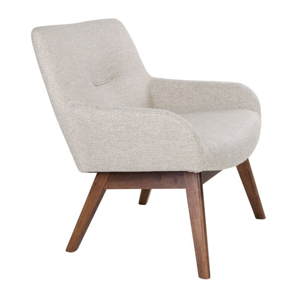 Pieskovohnedé kreslo z orechového dreva House Nordic London-image-3