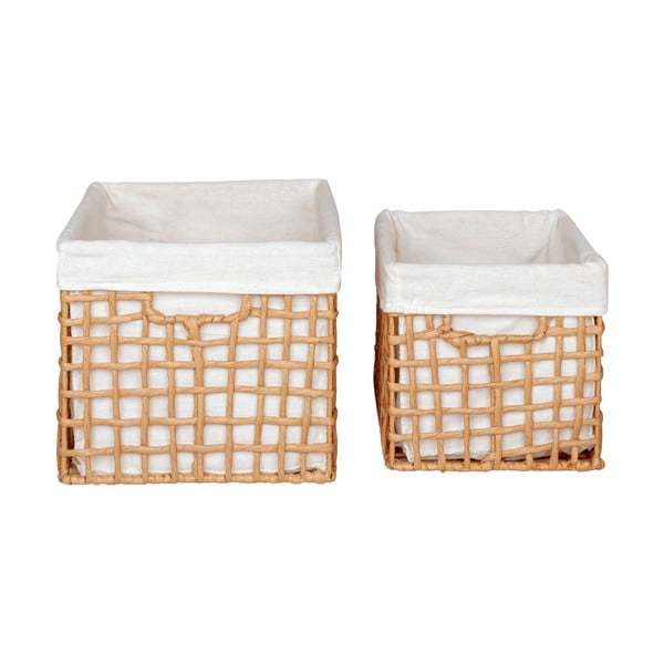 Košíky v súprave 2 ks 25x35x22 cm Bustelo – House Nordic-image-3