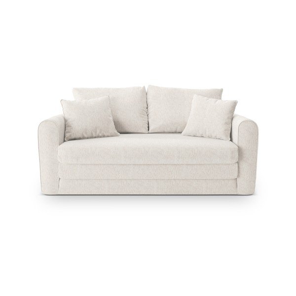 Biela rozkladacia pohovka 158 cm Lido – Micadoni -image-2