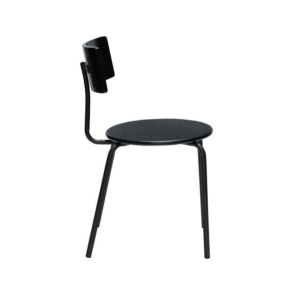 Čierne jedálenské stoličky v súprave 4 ks Koi – Hübsch-image-2