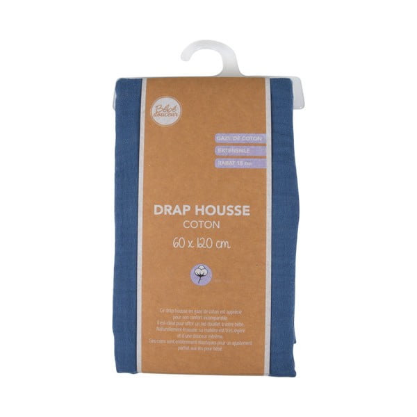 Napínacia mušelínová detská plachta do postieľky 60x120 cm – Bébé Douceur-image-4