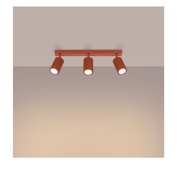 Bodové svietidlo v tehlovej farbe 6,5x45 cm Gleam – Sollux-image-2