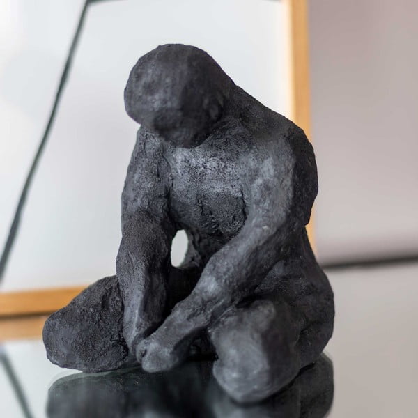 Soška z polyresínu (výška  15 cm) Meditating Man – Mette Ditmer Denmark-image-4