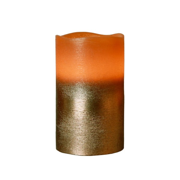 Hnedá LED sviečka Orange Best Season, 12,5 cm