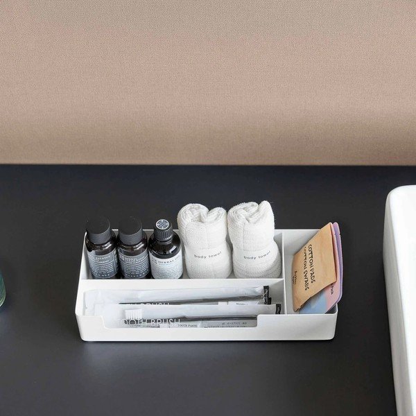 Biely kovový kúpeľňový organizér Amenity – YAMAZAKI-image-1