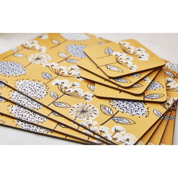 Sada 4 podložiek pod poháre Cooksmart ® Retro-image-1