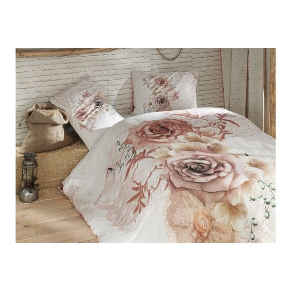 Bavlnené obliečky s plachtou Rose, 200 x 220 cm