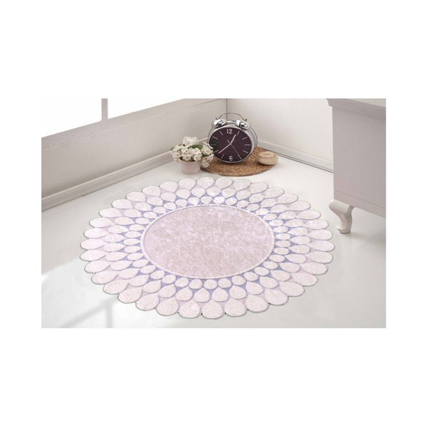 Koberec Vitauss Zinno Mavi, ⌀ 80 cm-image-1
