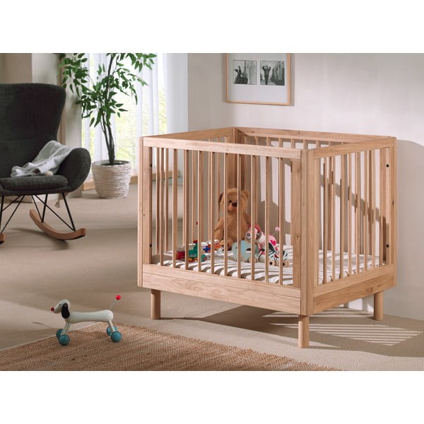 Detská ohrádka z dubového dreva v prírodnej farbe 95x75 cm Forrest – Vipack-image-1