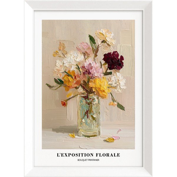 Tlačený obraz s rámom 56x75 cm Sunny Bouquet – Styler