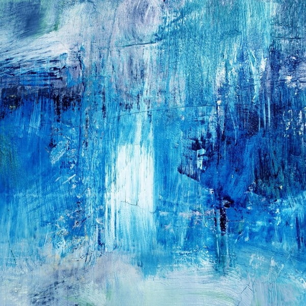 Sklenený obraz Insigne Azul Juniya, 30 × 30 cm