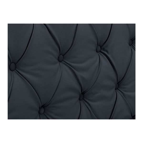 Ocelovosivé čelo postele Windsor & Co Sofas Queen, 176 × 120 cm-image-2