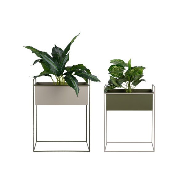 Kovové stojany na kvety 2 ks (výška  65 cm) Reina – PT LIVING-image-2