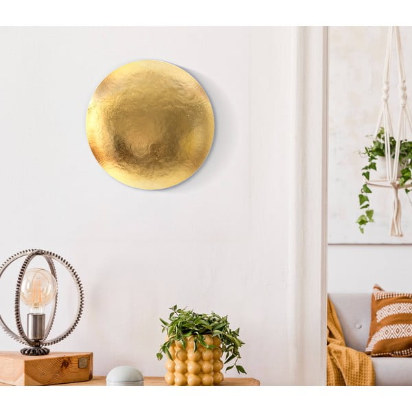 Nástenné svietidlo v zlatej farbe Goldy Round – Mauro Ferretti-image-1