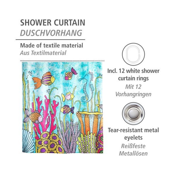 Sprchový záves Rollin'Art Ocean Life 180x200 cm Wenko-image-4