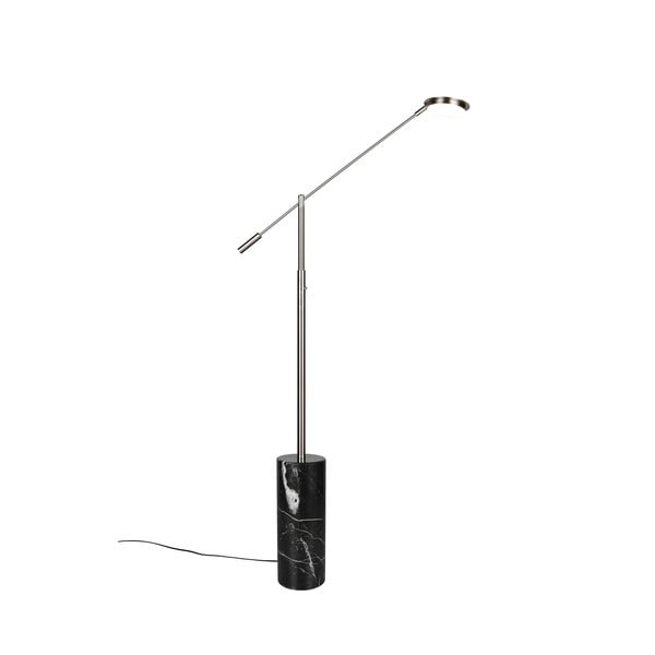 Čierna/v striebornej farbe LED stojacia lampa (výška  145 cm) Fiore – Trio Select-image-1