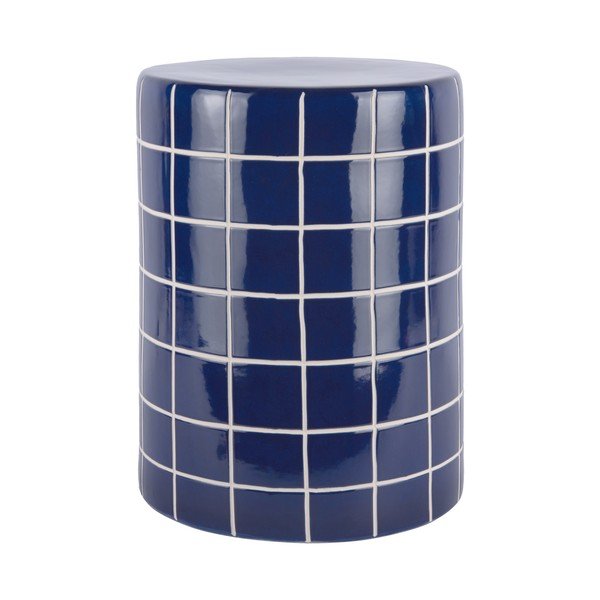 Keramický okrúhly odkladací stolík ø 33 cm Retro Tiles – Leitmotiv