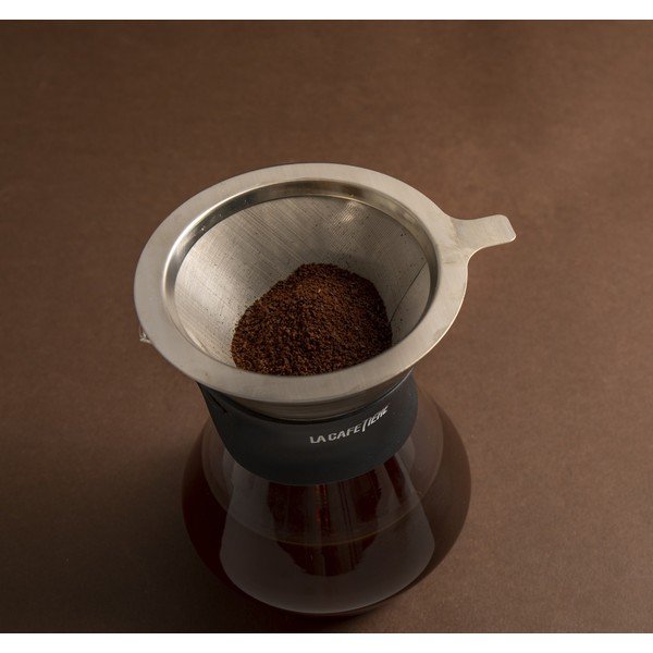 Sklenený chemex s filtrom La Cafetiere – Kitchen Craft-image-2