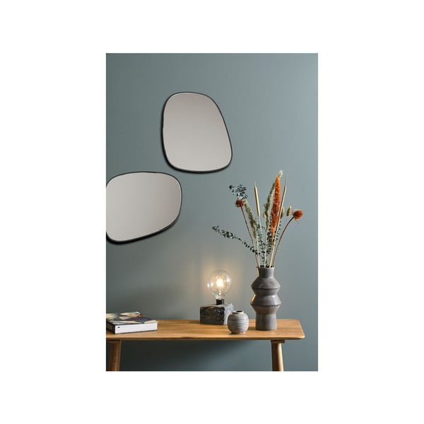 Tmavomodrá kameninová váza Villa Collection Rost, výška 30 cm-image-3