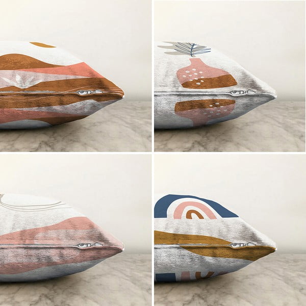 Súprava 4 obliečok na vankúše Minimalist Cushion Covers Desert, 55 x 55 cm-image-1
