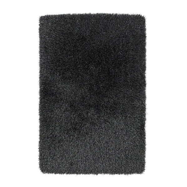 Tmovosivý ručne tuftovaný koberec Think Rugs Monte Carlo Grey, 60 × 115 cm