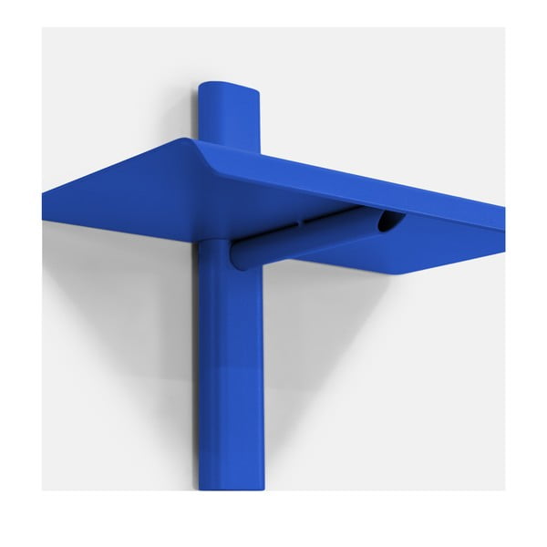 Modrá kovová polica 28 cm Hola – Spinder Design-image-3