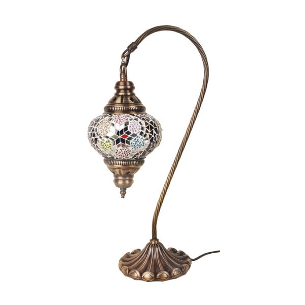 Sklenená ručne vyrobená lampa Fishing Amadeus, ⌀ 13 cm
