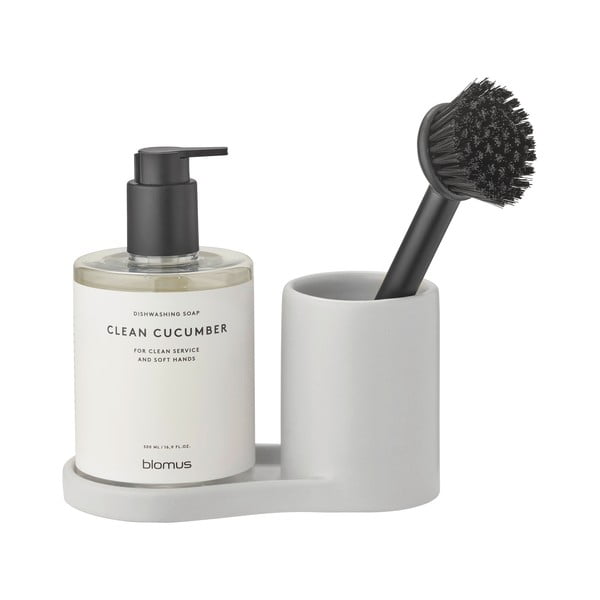 Svetlosivý kameninový stojan na umývacie prostriedky Piro – Blomus-image-2