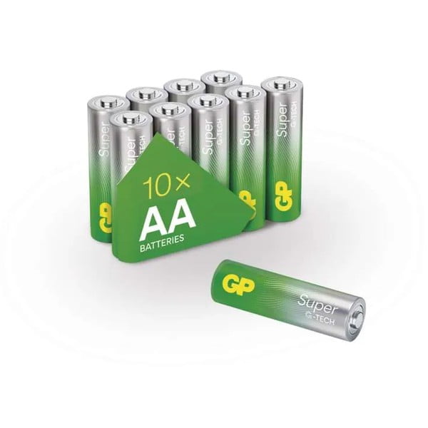 Súprava 10 alkalických baterií EMOS GP Super AA
