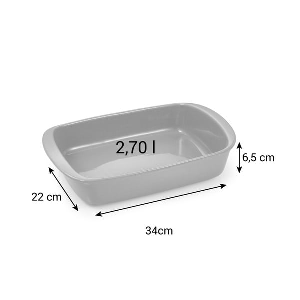 Miska na zapekanie z kameniny 22x34 cm Delicia – Tescoma-image-2