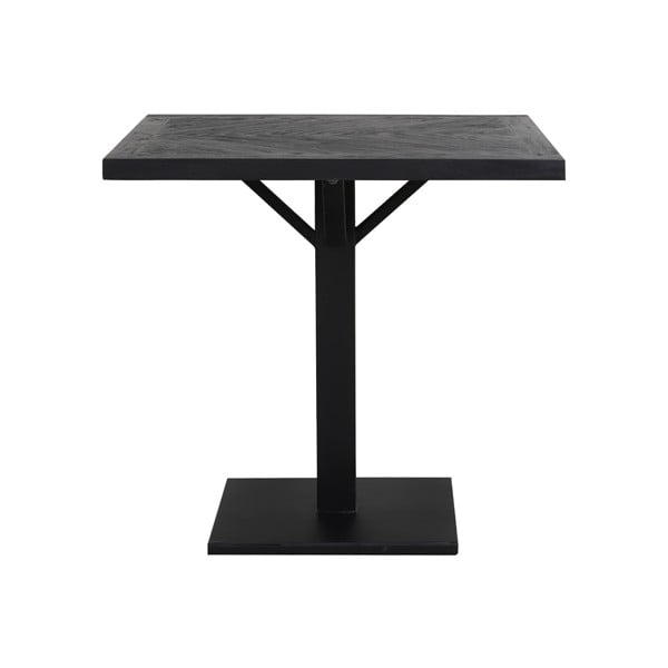 Čierny jedálenský stôl 80x80 cm Chisa – Light & Living