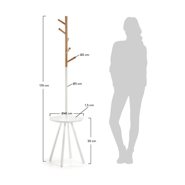 Biely vešiak Kave Home Bren-image-3