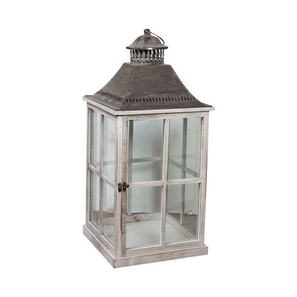 Sada 3 bielosivých lampášov Biscottini Dorothée-image-1