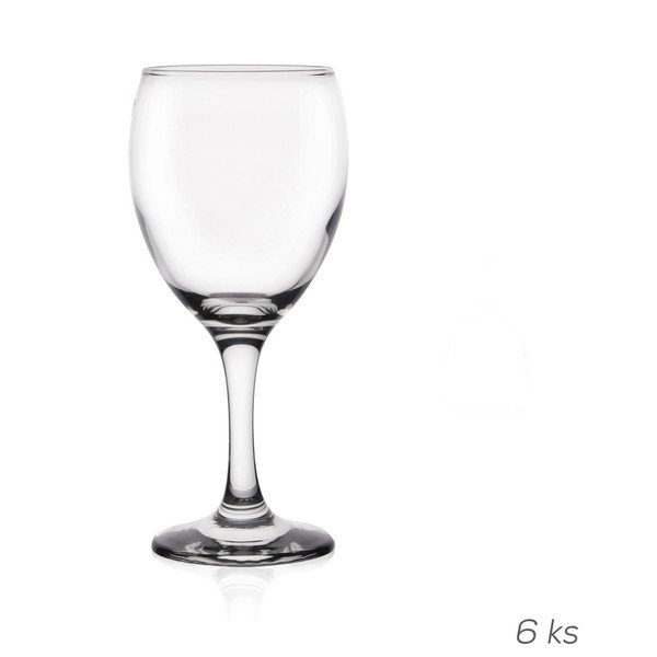 Poháre na víno v súprave 6 ks 245 ml Empire – Orion-image-4