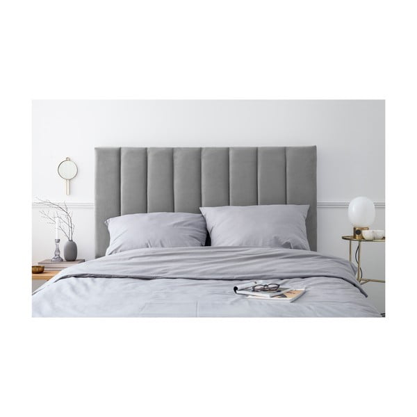 Svetlosivé čalúnené čelo postele 140x120 cm LA - Cosmopolitan Design-image-3