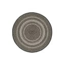 Čierny vonkajší koberec Universal Silvana Rutto, ⌀ 120 cm