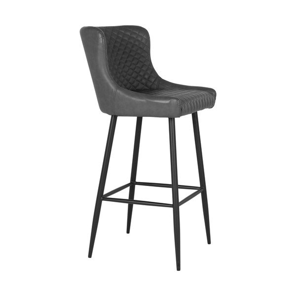 Tmavosivá barová stolička 105 cm Dallas – House Nordic-image-1