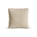 Béžový zamatový vankúš k modulárnej pohovke Martina – Micadoni 