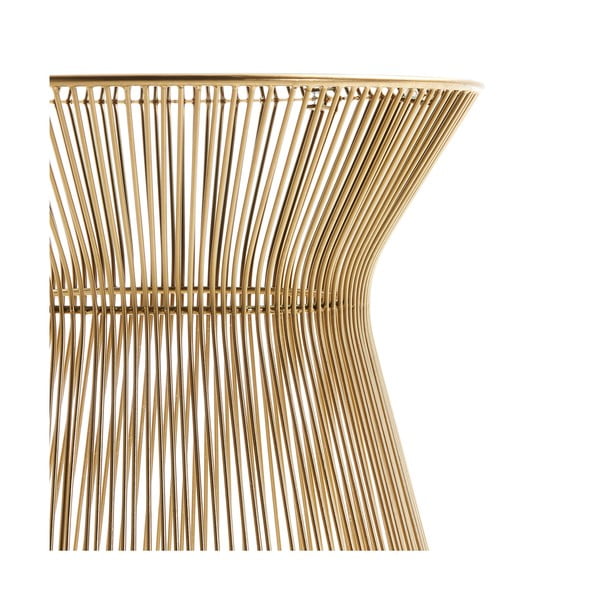 Okrúhly odkladací stolík so sklenenou doskou ø 40 cm Jolene – Kave Home-image-3