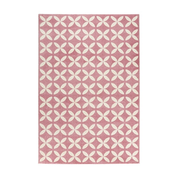 Ružový koberec Mint Rugs Tiffany, 80 × 150 cm