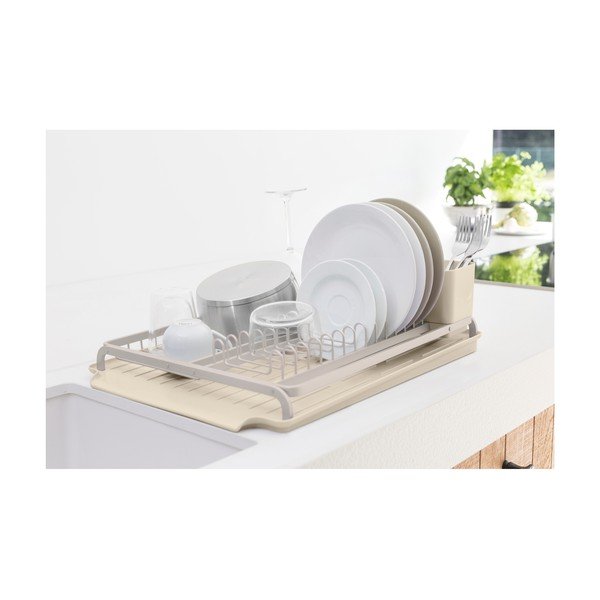 Béžový kovový odkvapkávač 49x38,5 cm – Brabantia-image-1