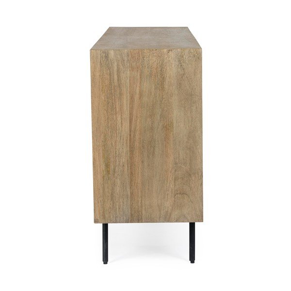 Komoda z mangového dreva v prírodnej farbe 160x83x40 cm Darsey – Bizzotto-image-2