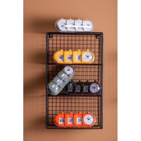 Čierna poschodová oceľová polica 60 cm Reja – PT LIVING-image-1