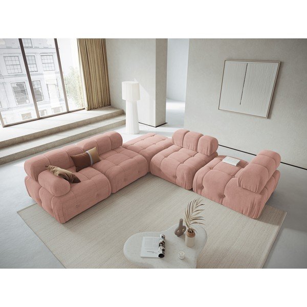 Svetloružový modul pohovky Ferento – Cosmopolitan Design-image-1