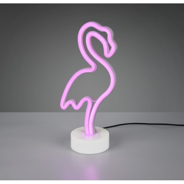 Biela LED stolová lampa (výška 29 cm) Flamingo - Reality-image-1