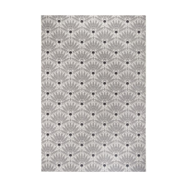 Čierno-sivý vonkajší koberec Ragami Amsterdam, 120 x 170 cm