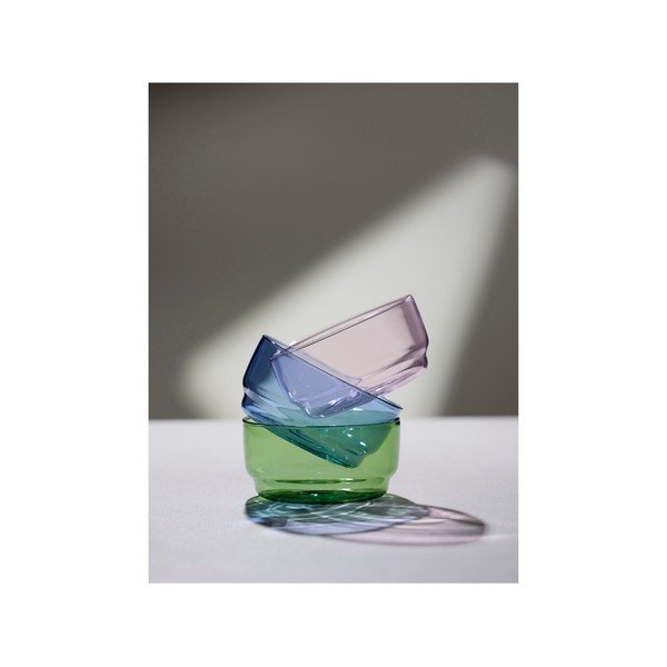 Modré sklenené misky v súprave 2 ks 500 ml Torino – Lyngby Glas-image-3