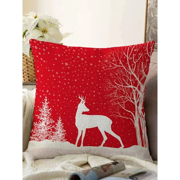 Obliečka na vankúš s vianočným motívom 43x43 cm – Mila Home