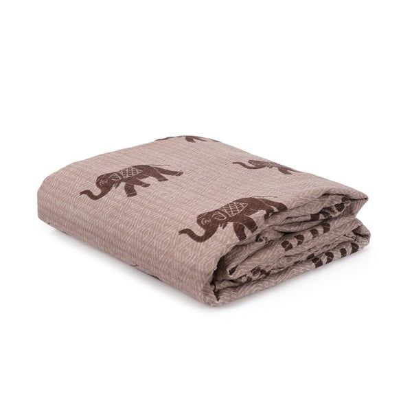 Bavlnený pléd cez posteľ na dvojlôžko s obliečkami na vankúše a plachtou Fil, 200 × 235 cm-image-2